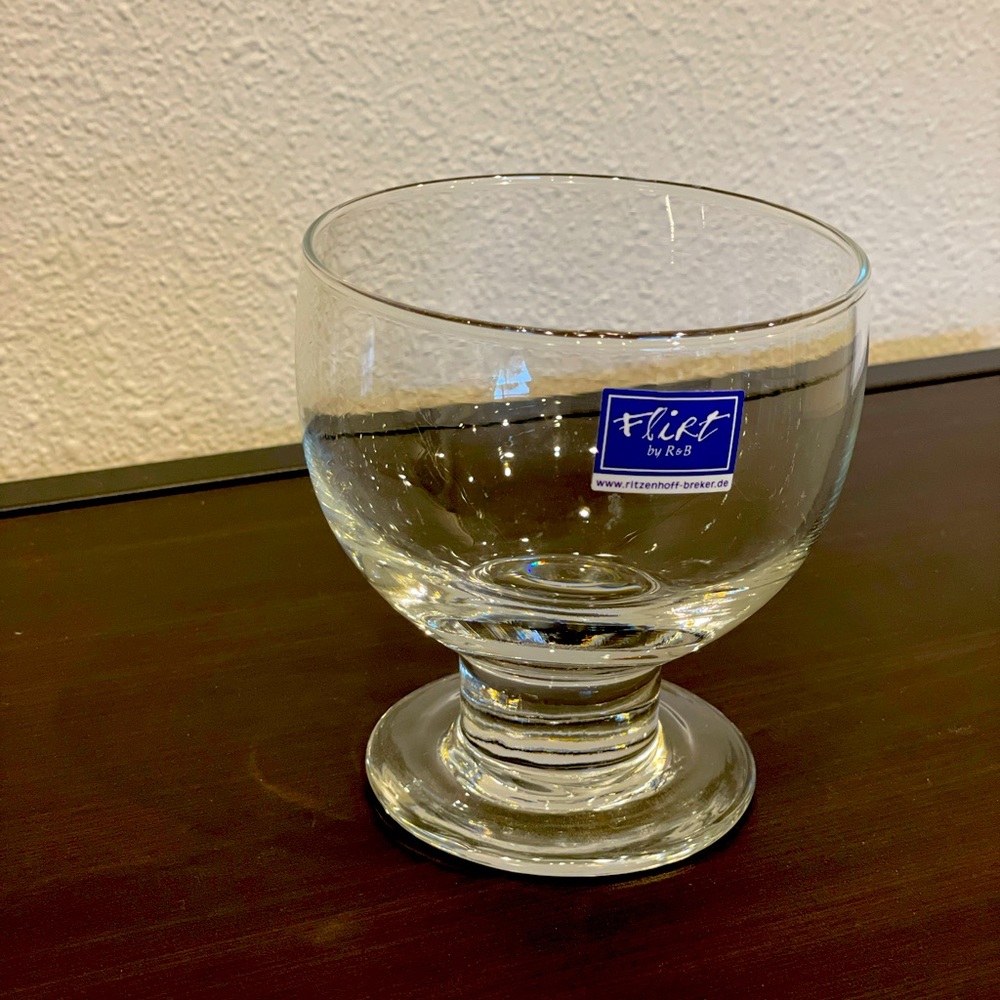 New Glass Ice Cream Cup